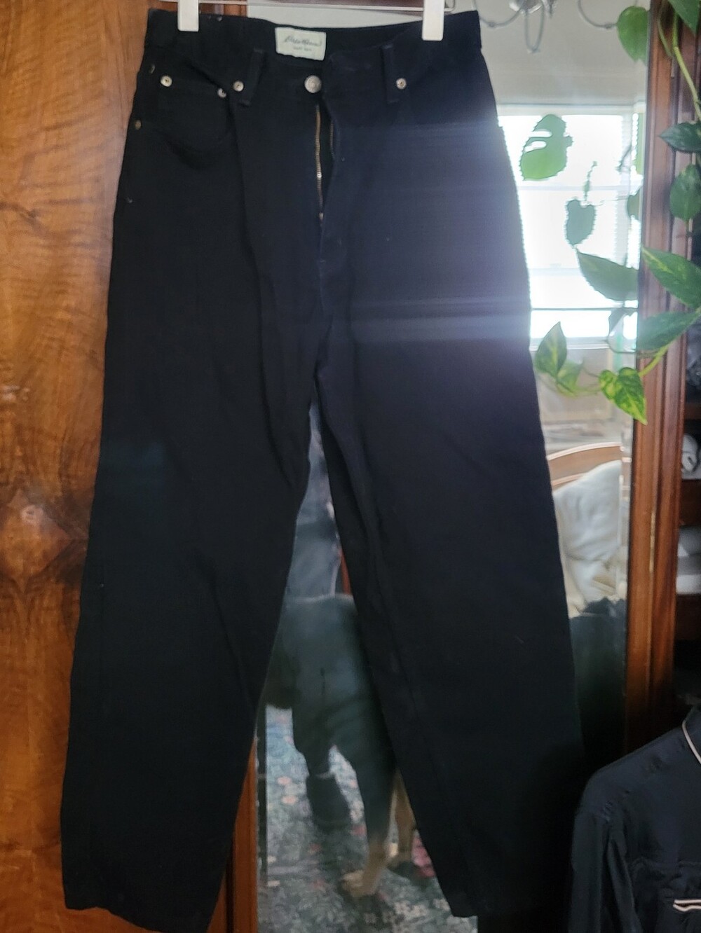 Vintage Eddie Bauer 100% Cotton Jeans In Black